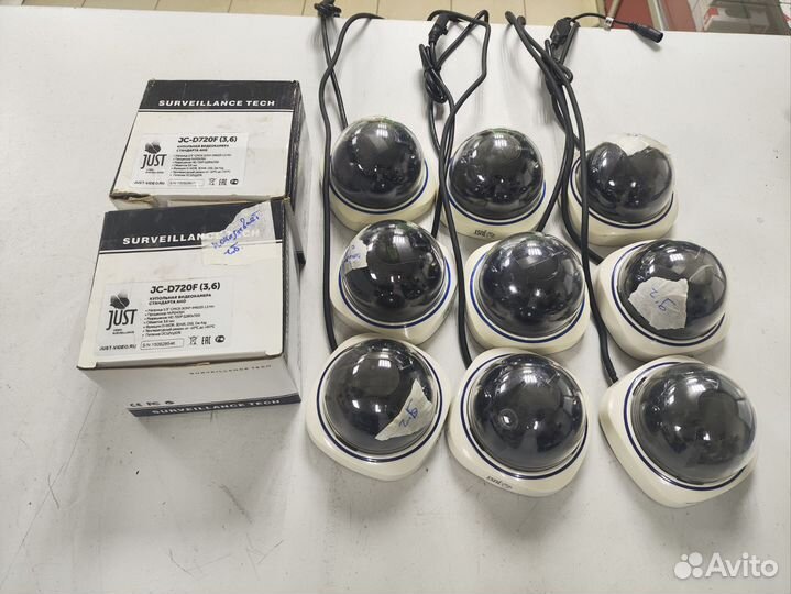 Купольная видеокамера JC-D720F (3,6) just 1.3 Мп