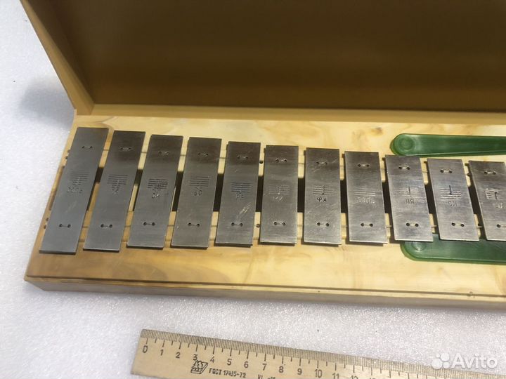 Металлофон бакелитовый СССР