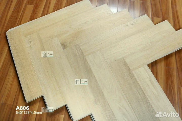 Кварцвиниловая плитка елочка