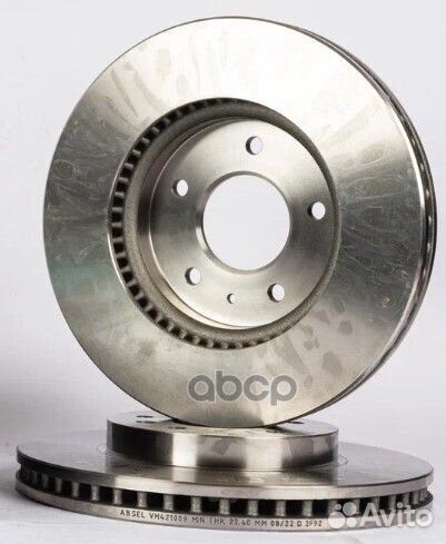 Диск тормозной передний vh421009 absel