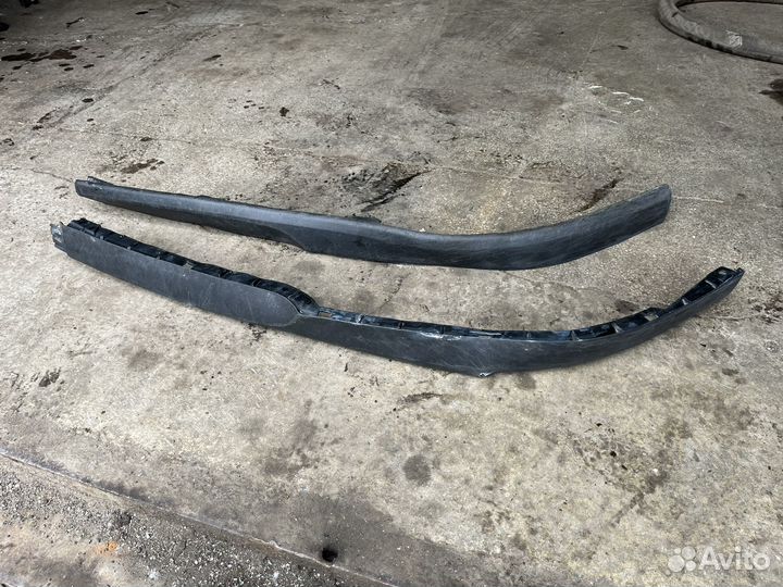 Губа на бампер opel astra h