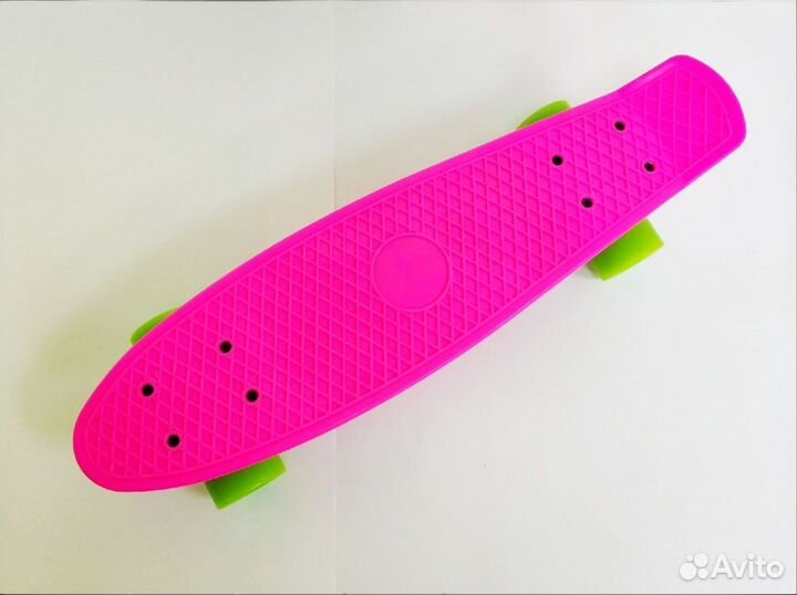 Детский пени борд скейтборд розовый