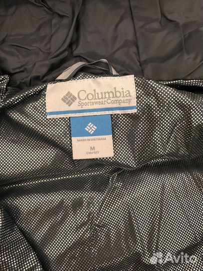 Зтмний пуховик для мальчика columbia