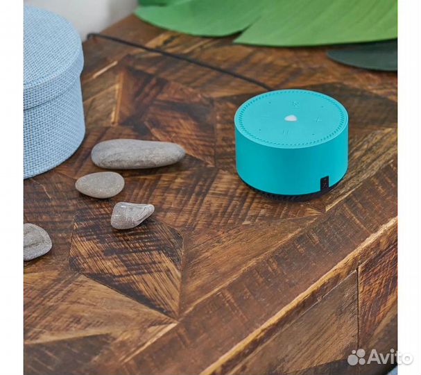 Умная колонка Яндекс Станция Лайт с Алисой, бирюзо