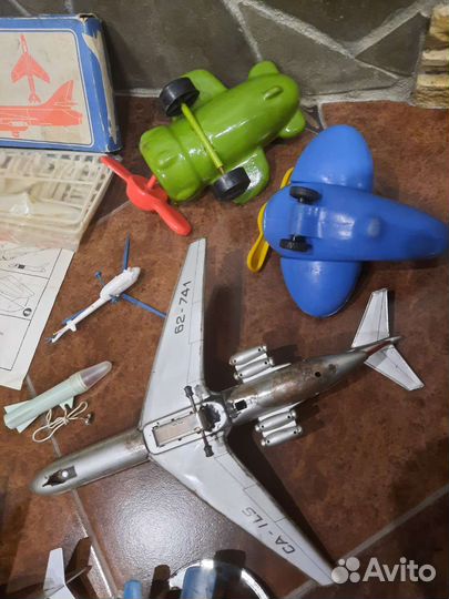 Игрушка самолет СССР