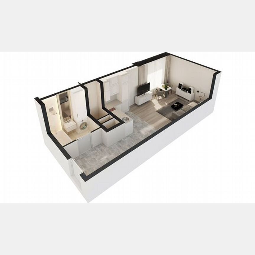 Апартаменты-студия, 33,7 м², 14/30 эт.