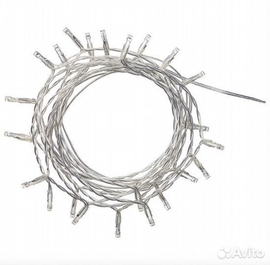Гирлянда IKEA ledfyr, 24 светодиода