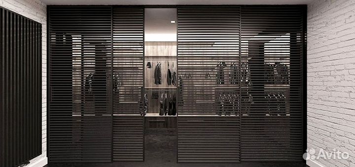 Реечные перегородки