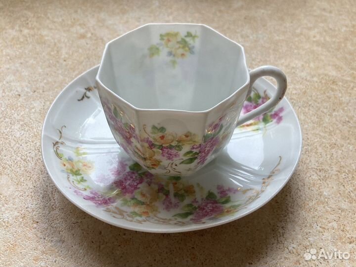 Антикварная чайная пара