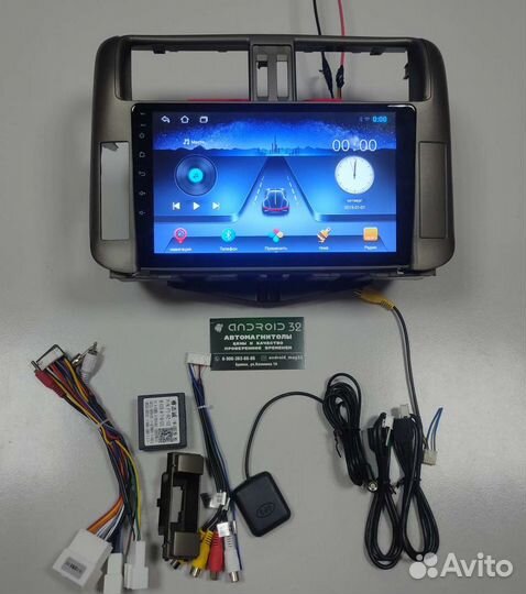 Магнитола Android Toyota Prado 150 2009-2013