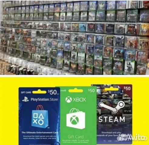 Подписки Ps4,Ps5,Xbox One, Xbox Series марио