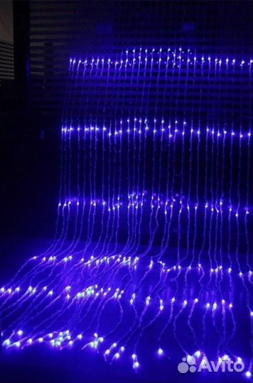 Гирлянда водопад