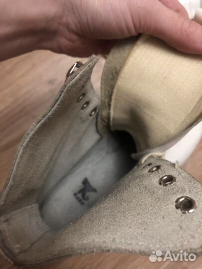 Коньки женские натуральная кожа