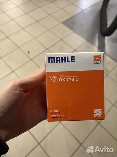 Фильр маслянный Mahle OX776D оригинал