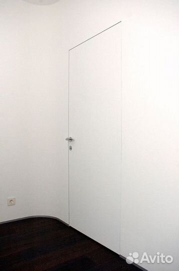 Двери скрытые межкомнатные под покраску