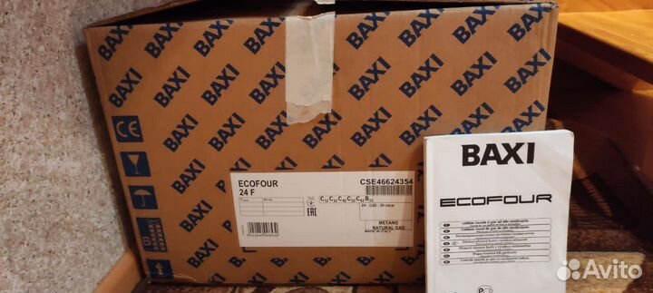 Газовый котел двухконтурный baxi ecofour 24F