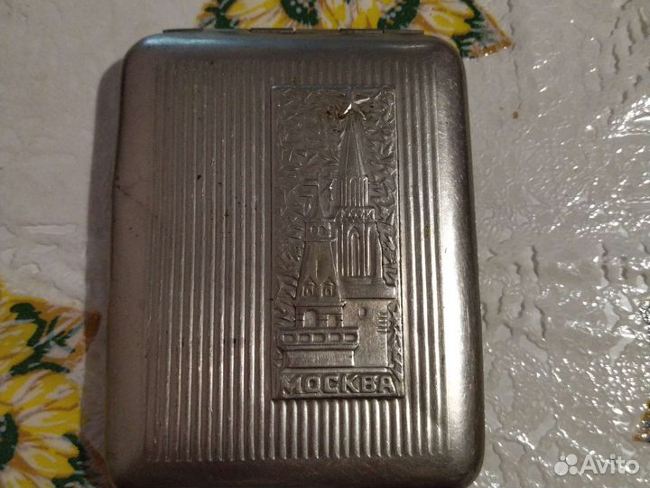 Портсигар металлический советский СССР