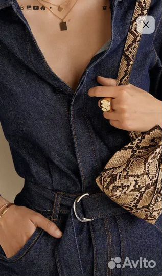 Комбинезон джинсовый