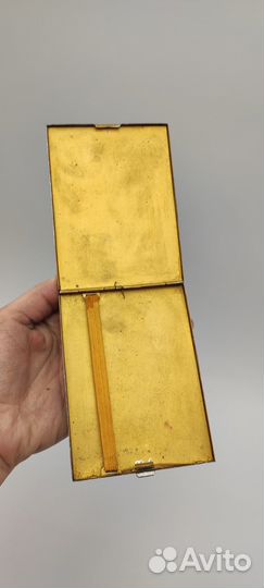 Портсигар хромирование сер. XX в. Н1661 Размер и с