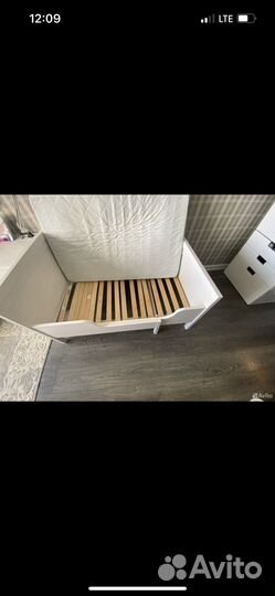 Детская кровать IKEA раздвижная сундвик