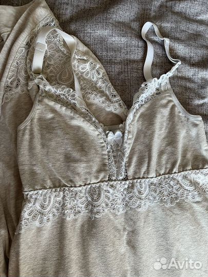 Халат и сорочка для беременных 42