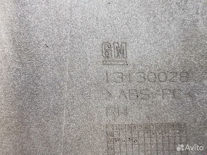 Фонарь задний для Opel Meriva A 93184713