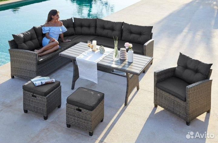 Комплект плетеной мебели AFM-373B