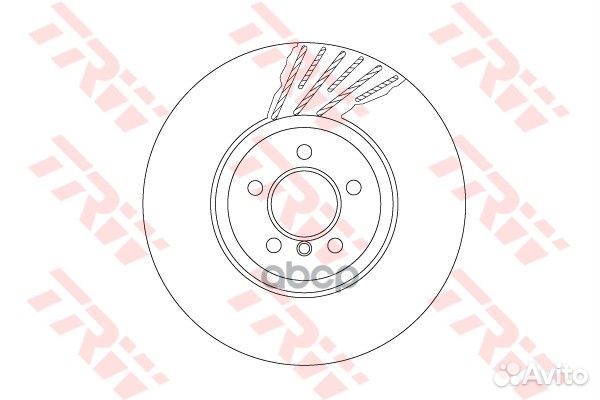 Диск торм.лев.BMW F01-04, F06, F07, F10-F13 3.0D