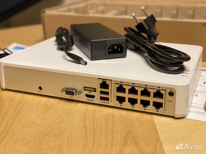 8-канальный регистратор для IP-камер (POE)