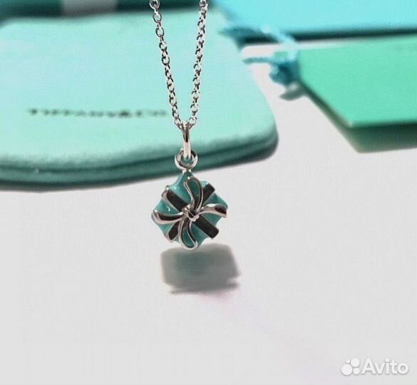 Подвеска серебряная Tiffany на цепочке