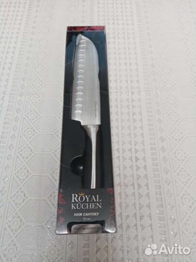 Поварской нож сантоку 18,нож универс. Royal Kuchen