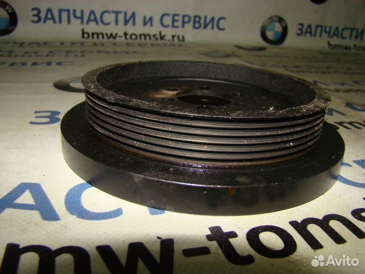 Шкив коленвала BMW 525i E60 2007г. (двс и навесное