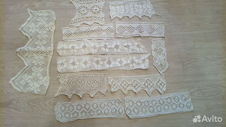 Кружевные вставки, вышивка