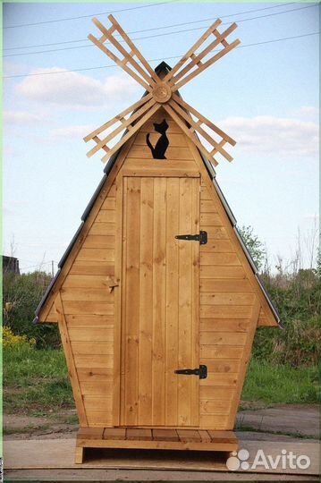 Уличный туалет с установкой Б303