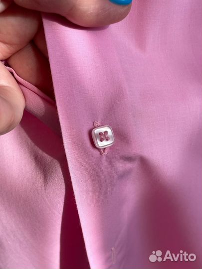 Мужская рубашка розовая