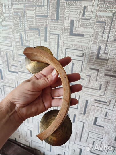 Подсвечник дерево и металл СССР