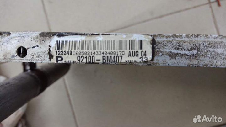 Радиатор кондиционера (конденсер) Nissan Almera N1