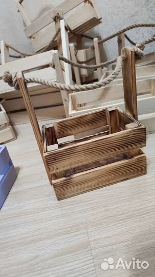 Ящики деревянные для подарков