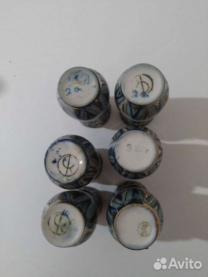 Кувшин и 6 стопок Винтаж 70-е годы СССР