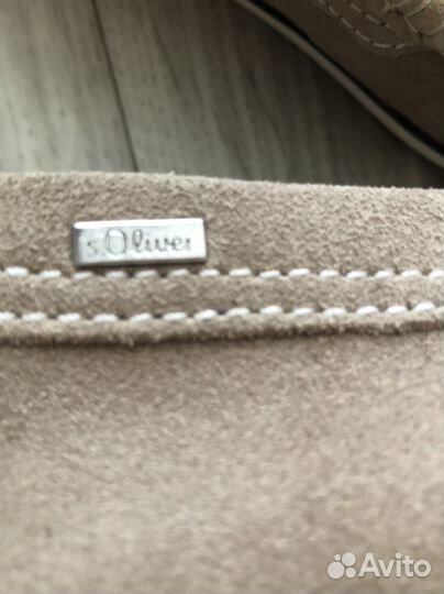 Мокасины из натуральной замши