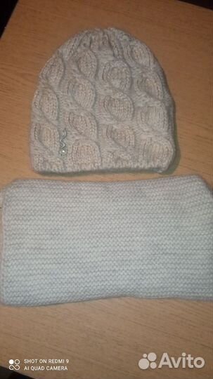 Зимняя шапка и снуд