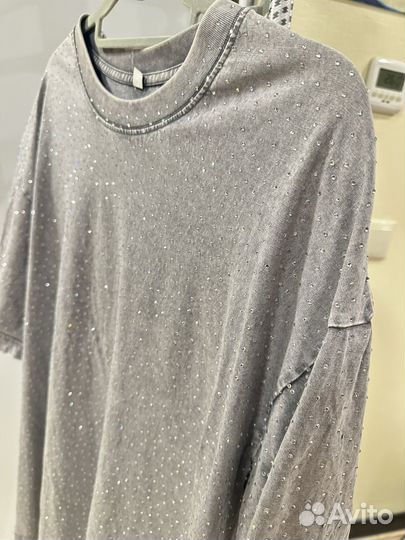 Футболка блестящая