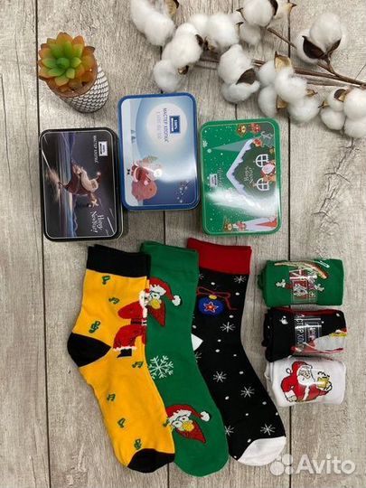 Новогодние носки