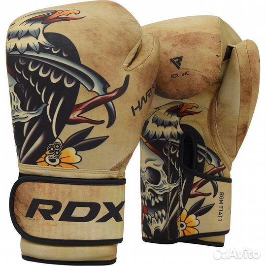 Боксерские перчатки RDX T14 harrier tattoo