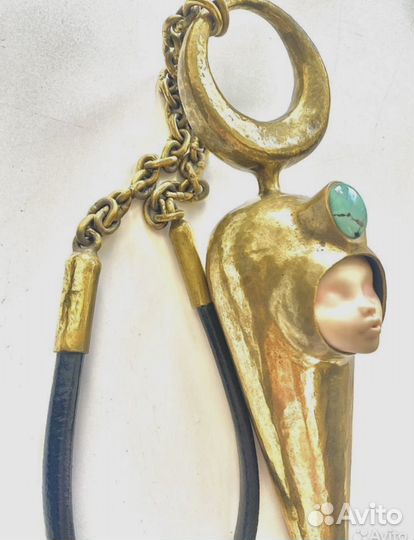 Дизайнерское Колье с бирюзой из Берлина