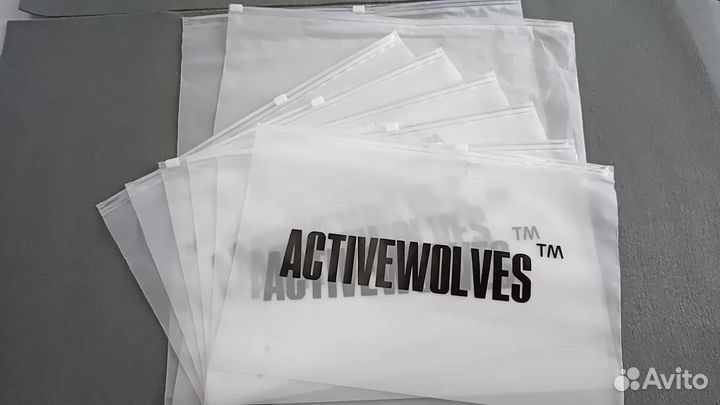 Ваш логотип на зип пакетах с бегунком