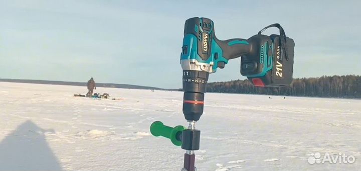 Шуруповерт для ледобура рыбалки Ludyvi 120N.m