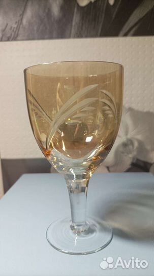 Бокалы зёрна марганцевое стекло