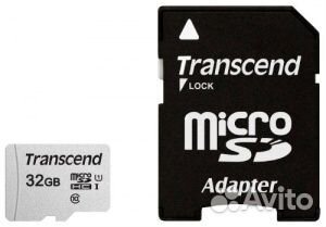 Карта MicroSD Transcend 300S на 32GB