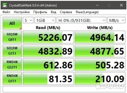 Новый SSD Western Digital WD black SN770 1tb M.2